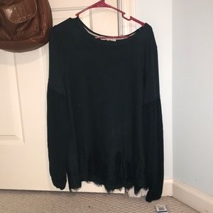 Long Sleeve Dark Green/Blue Shirt